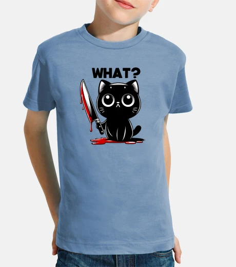 Kids cat humor crime blood