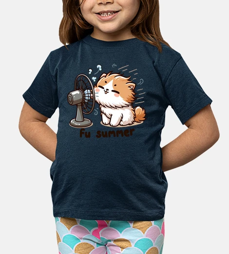 Kids cat humor fan