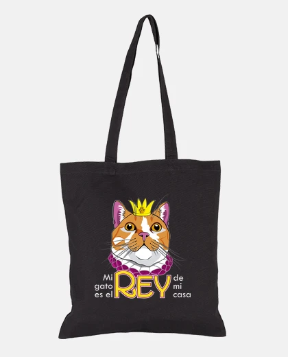 Bag cat king of the house