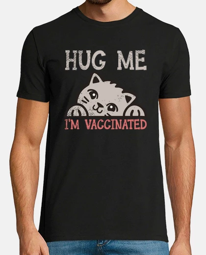 T-shirt Cat Lovers Vaccinated Cute Animal SelfCare