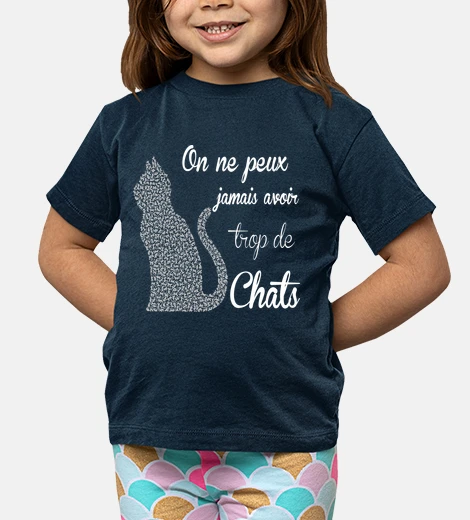 Kids cat never too many cats gift