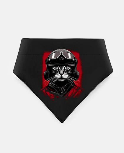 Mascotas cat pilot biker biker aviator
