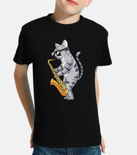 Ropa cat playing saxophone saxiness