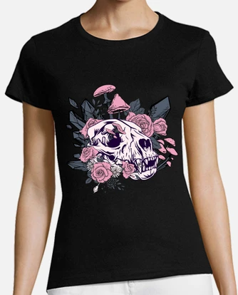 Cat skull t shirt tostadora