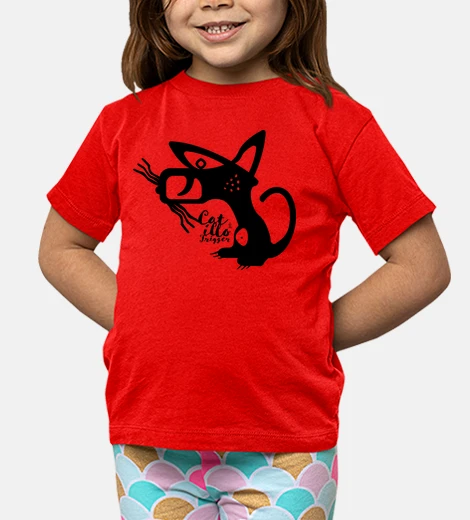 Kids cat trigger trigger surreal t-shirt