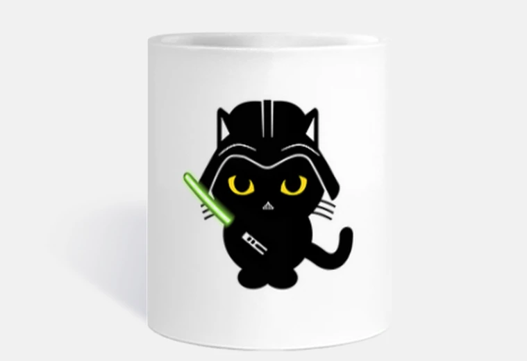 Cup cat vader