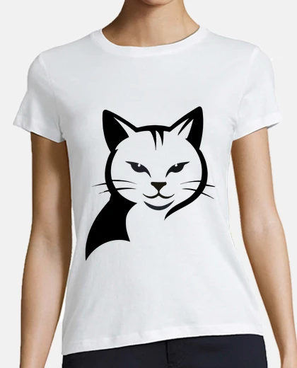 Playera cat vector art animal modern urban