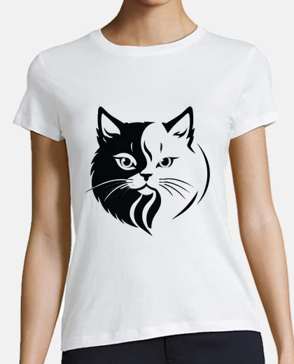 Playera cat vector art animal modern urban