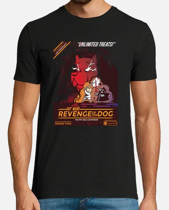 Cat wars episode 5 revenge of the dog t shirt tostadora