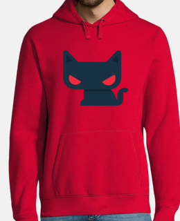 cat man sweatshirt - various colors and sizes