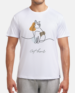 cat t t-shirt , cat silhouette, design for cat lovers