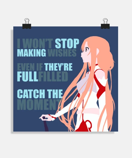 Poster catch il mo men t - come una sao