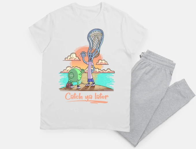 Pigiama Catch ya Later Funny Lacrosse