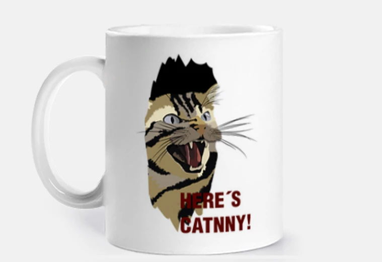Mug catnny dans la lueur and ou