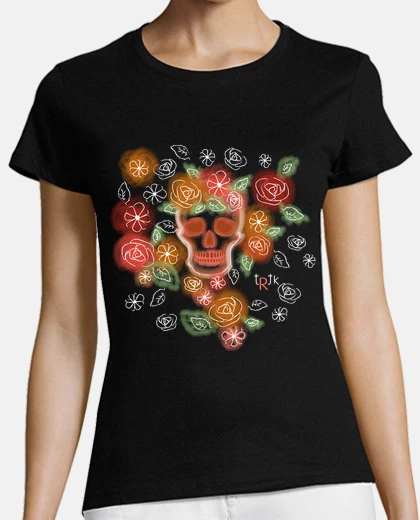 T-shirt catrina colors shirt seta background be