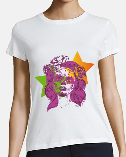 Playera catrina mexicana