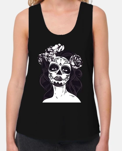 Camiseta Catrina Skull