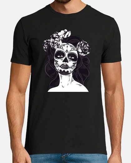 T-shirt catrina skull