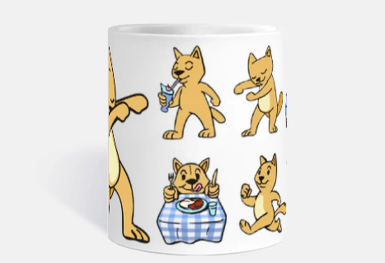 Cup cats fresco humor funny funny cup coffee tea herbal tea infusion mate croissants