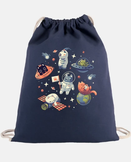 Bag cats in space