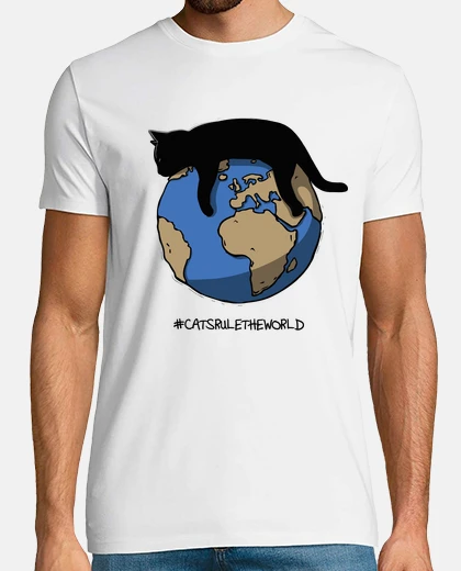 T-shirt cats rule the world