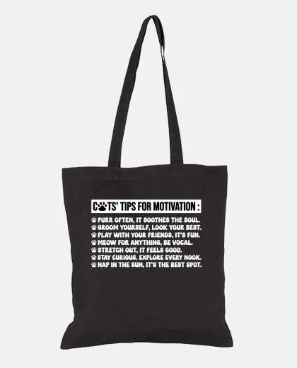 Bag cats tips for motivation funny cats tips