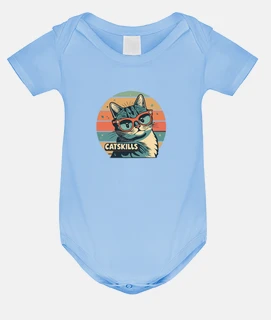Catskills Pun Vintage Cat