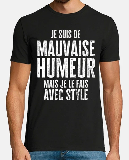 T-shirt cattivo umore con style