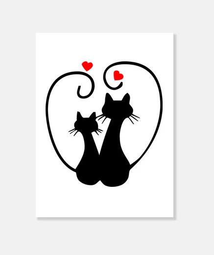Wall catty love