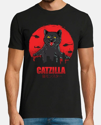 T-shirt catzilla attacchi
