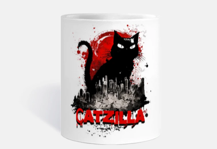 Cup catzilla dominating the city