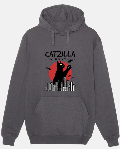 Hoodie CatZilla Funny Cat