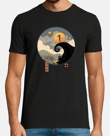 Tee-shirt cauchemar en chemise edo homme