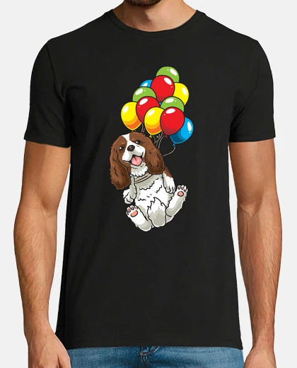 T-shirt Cavalier King Charles Spaniel cane con