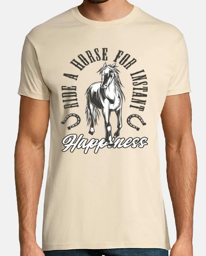 T-shirt cavalli di ferro di cavallo t-shirt cavallo