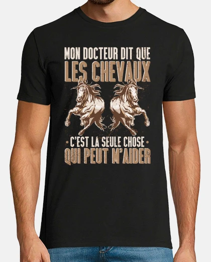 T-shirt cavalli umorismo idea regalo cavallo