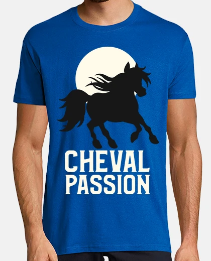 T-shirt cavallo della passione sole cavallo bia