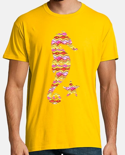 T-shirt cavalluccio marino e stelle marine