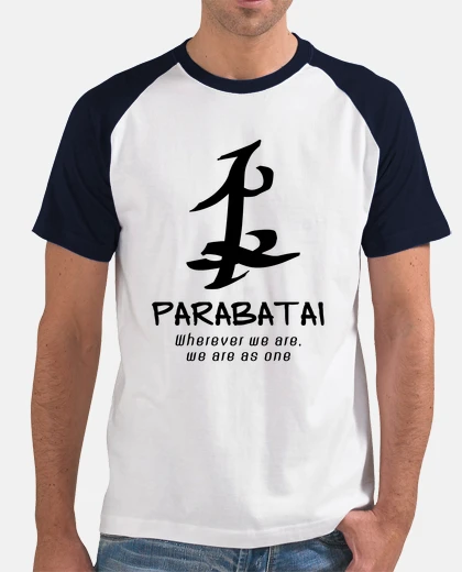 Camiseta cazadores de sombras: runas parabatai (negro)