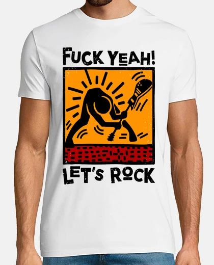 T-shirt cazzo yeah ! facciamo rock