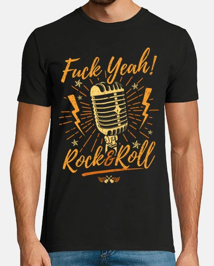 T-shirt cazzo yeah ! rock amp giochi di ruolo l