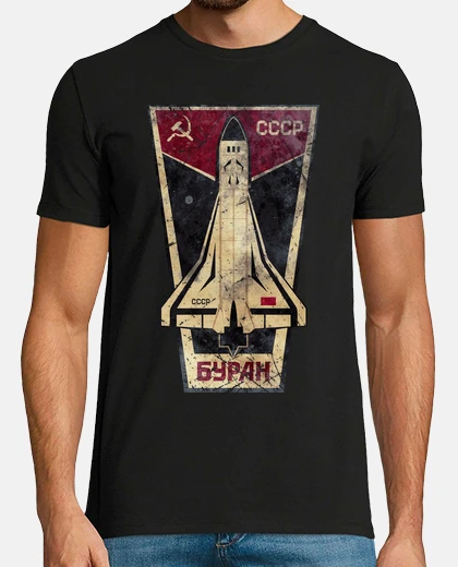 T-shirt cccp buran v06 navetta spaziale