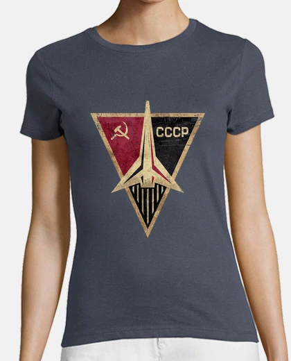 Tee-shirt cccp fusée emblème triangulaire