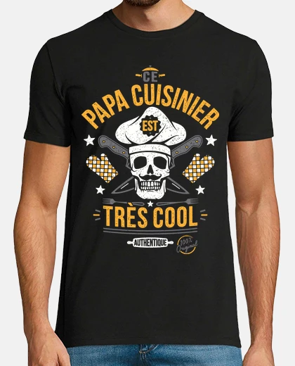 Tee-shirt ce papa cuisinier est très cool