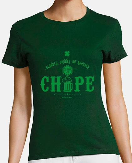 Tee-shirt Ce soir je chope saint patrick
