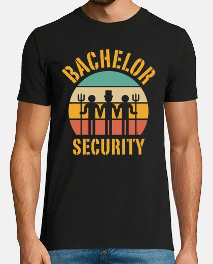 Tee-shirt célibataire sécurité - enterrement de vie de garçon 5c