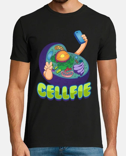Tee-shirt cellfie cellule selfie biologie science cellule scientifique enseignant