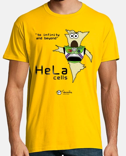 T-shirt cellule hela ∞ (sfondi luce)