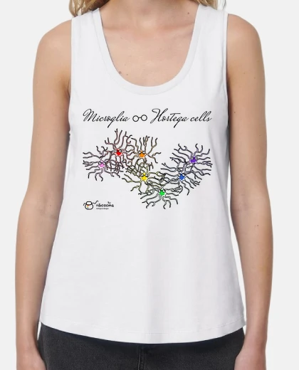 Tee-shirt cellules hortega fond clair
