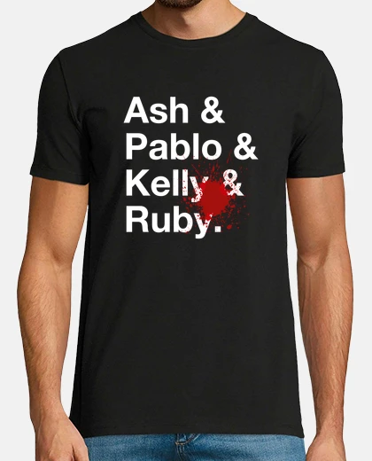 T-shirt cenere amp pablo amp kelly amp ruby